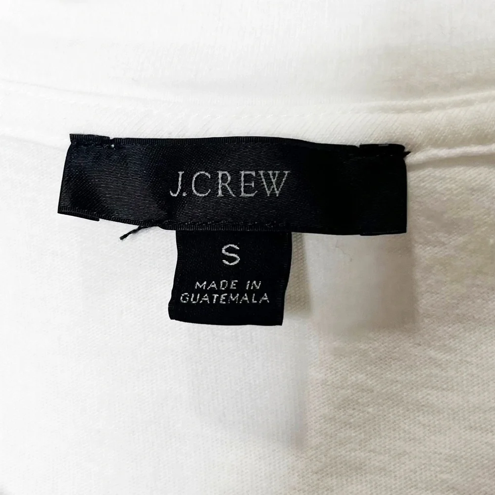 J. Crew Tiered Dress Broken-in Jersey Ruffle